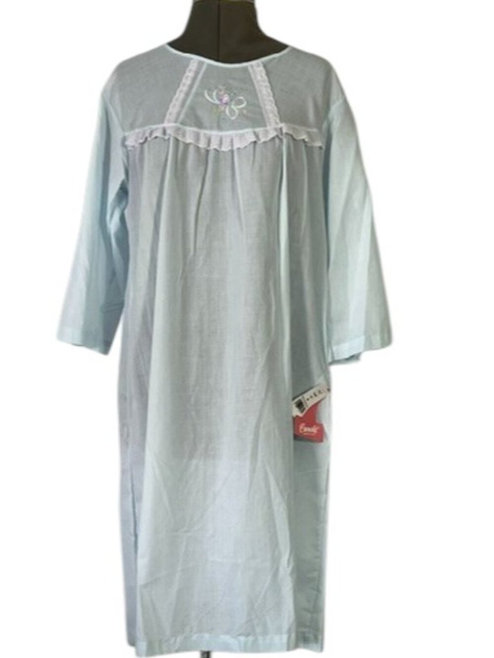 Vintage CAROLE Hospital Gown In A Pretty Light Blue Size M NWT